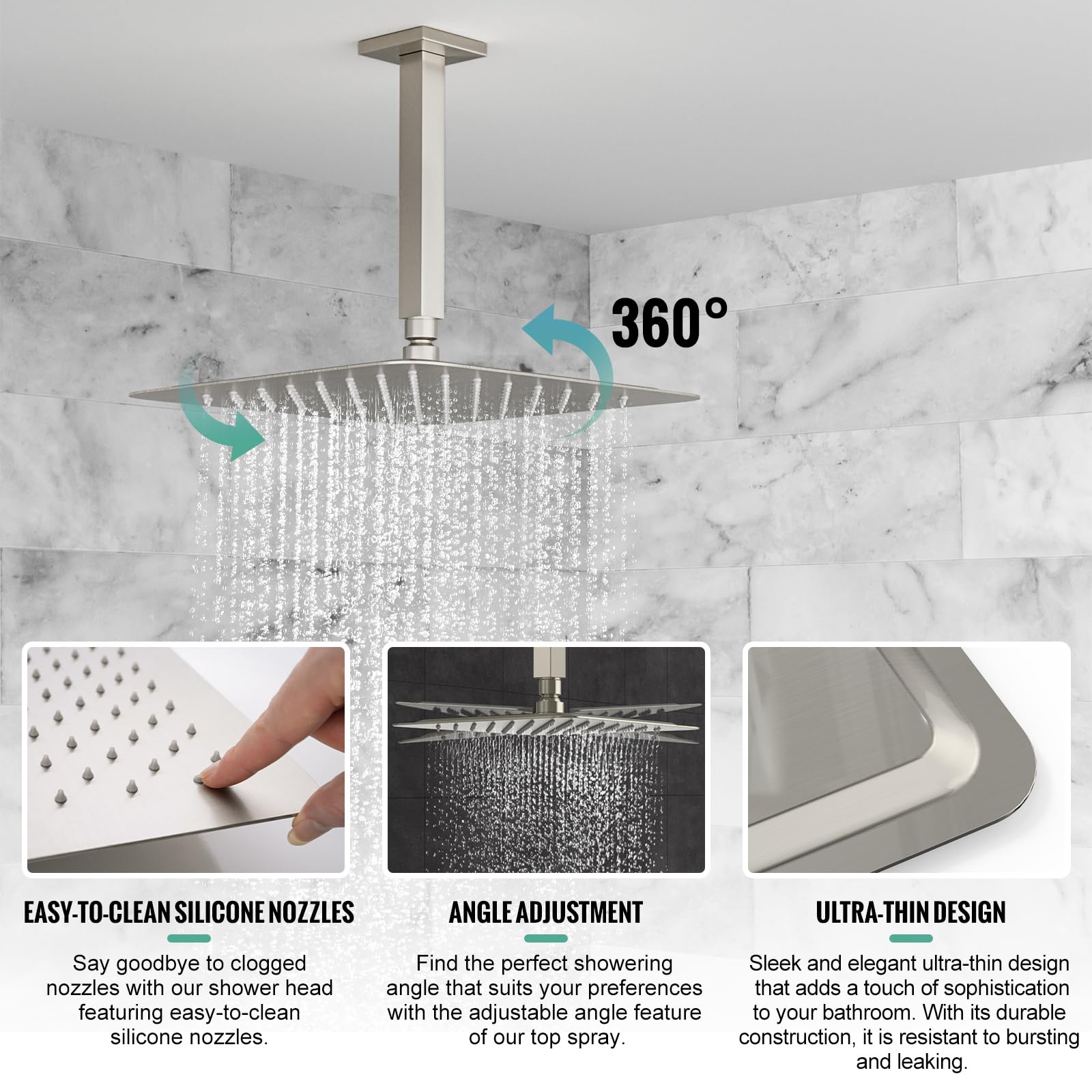 Ceiling Handle Shower Set （Bathtub）