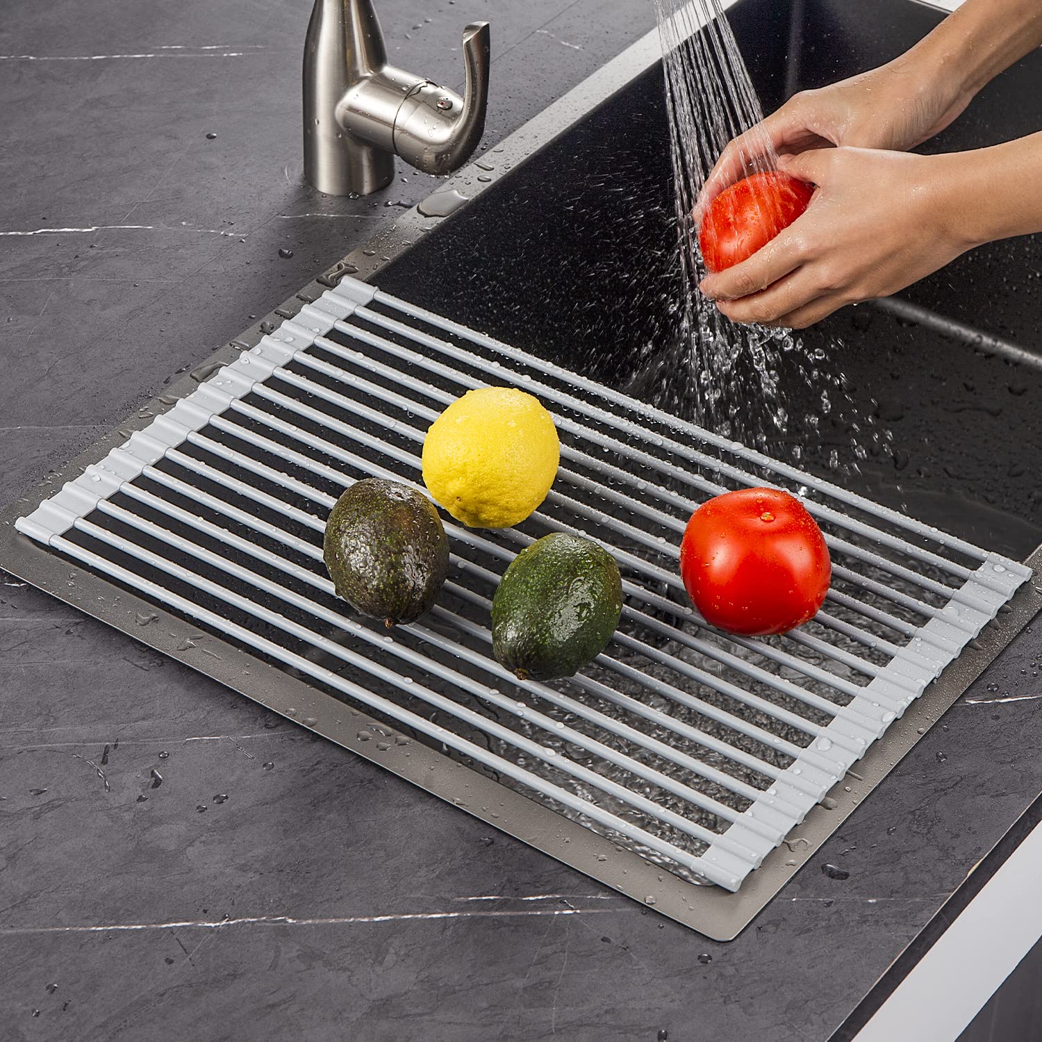 Roll-Up Dish Drying Rack