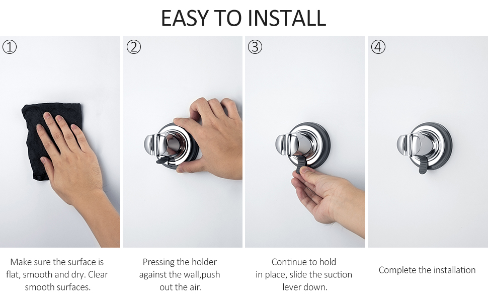 Shower Head Holder with Suction Cup