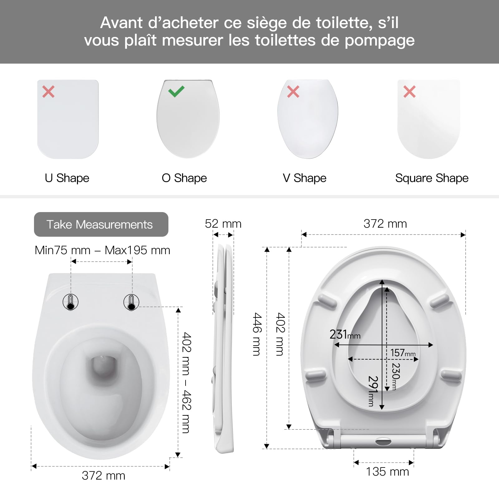 Standard O-Shaped Toilet Seat - CD03 (Parent-Child Edition/Regular Version)