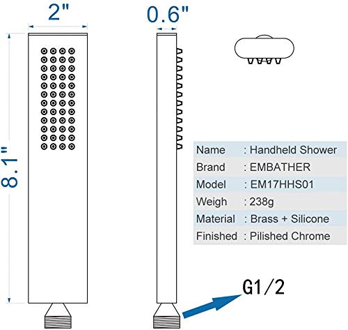 Stainless Steel HnadHeld Shower Head （003）