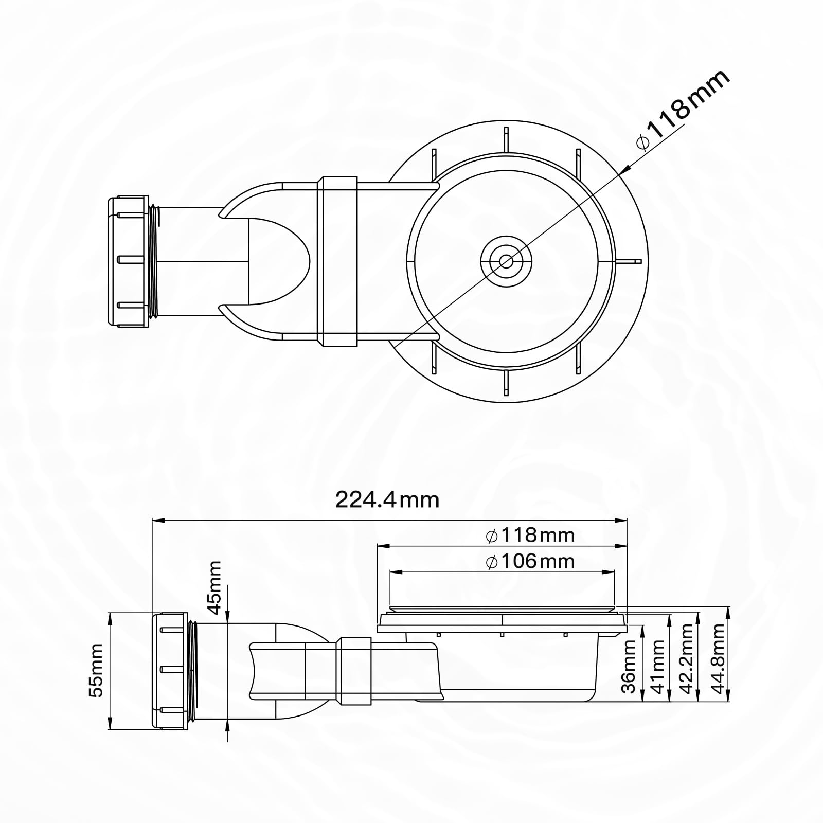 Shower Tray 120x90cm