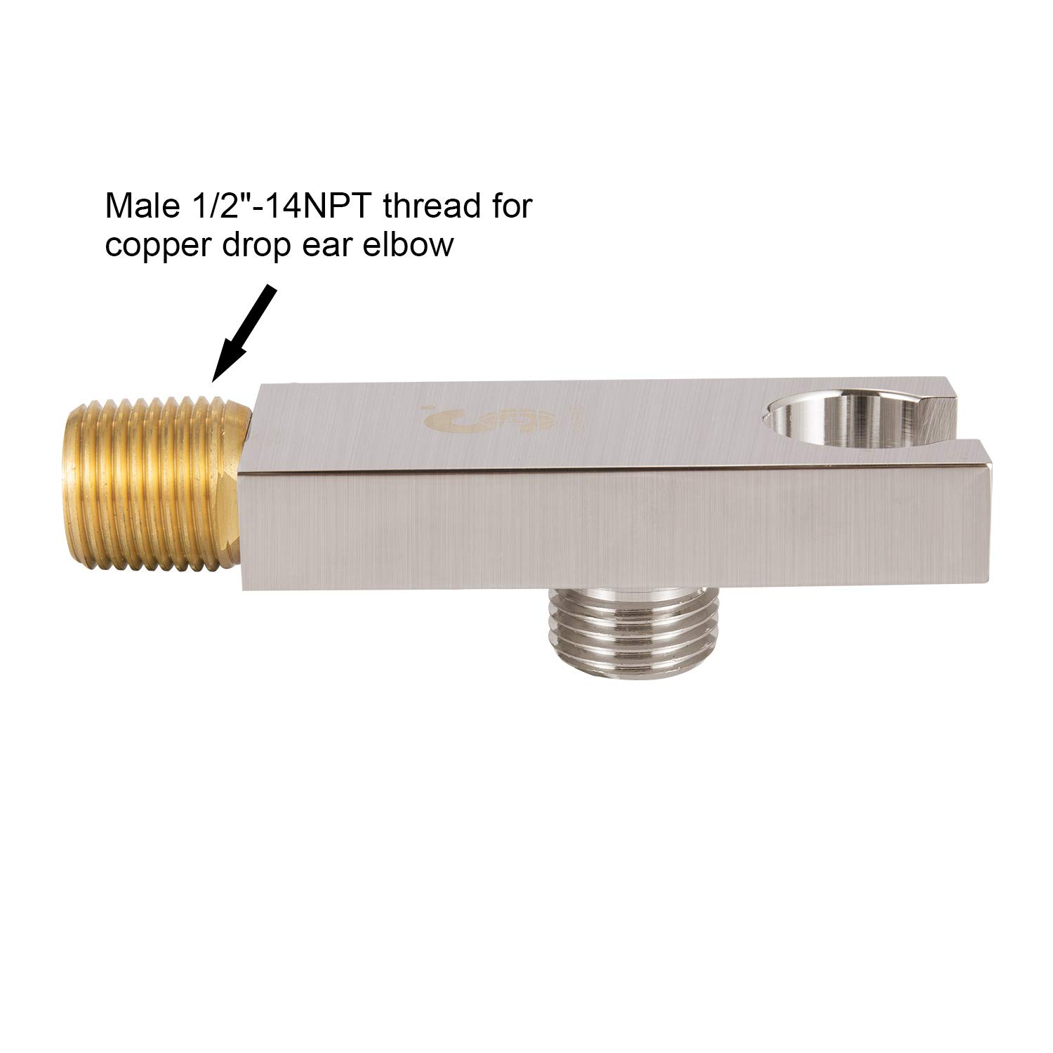 Brass Square Shower Head Holder