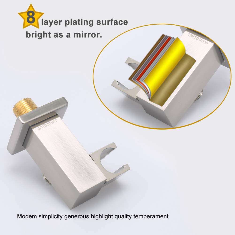 Square Shower Bracket Metal