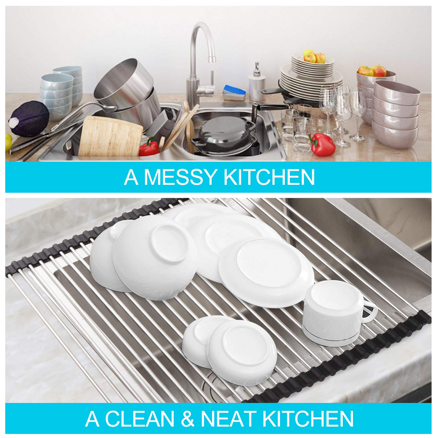 Foldable Dish Drainer