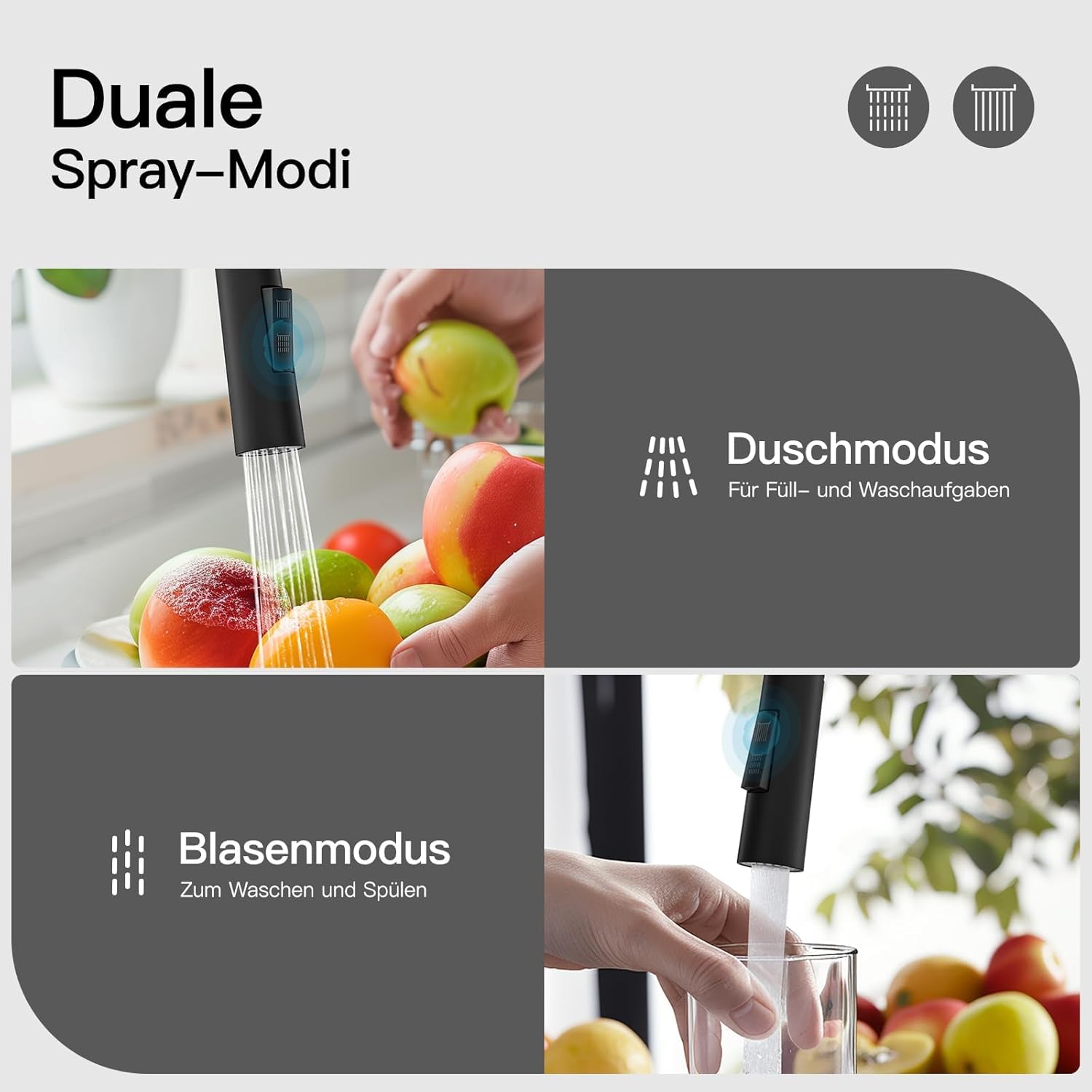 Kitchen Faucet with Extendable Sprayer