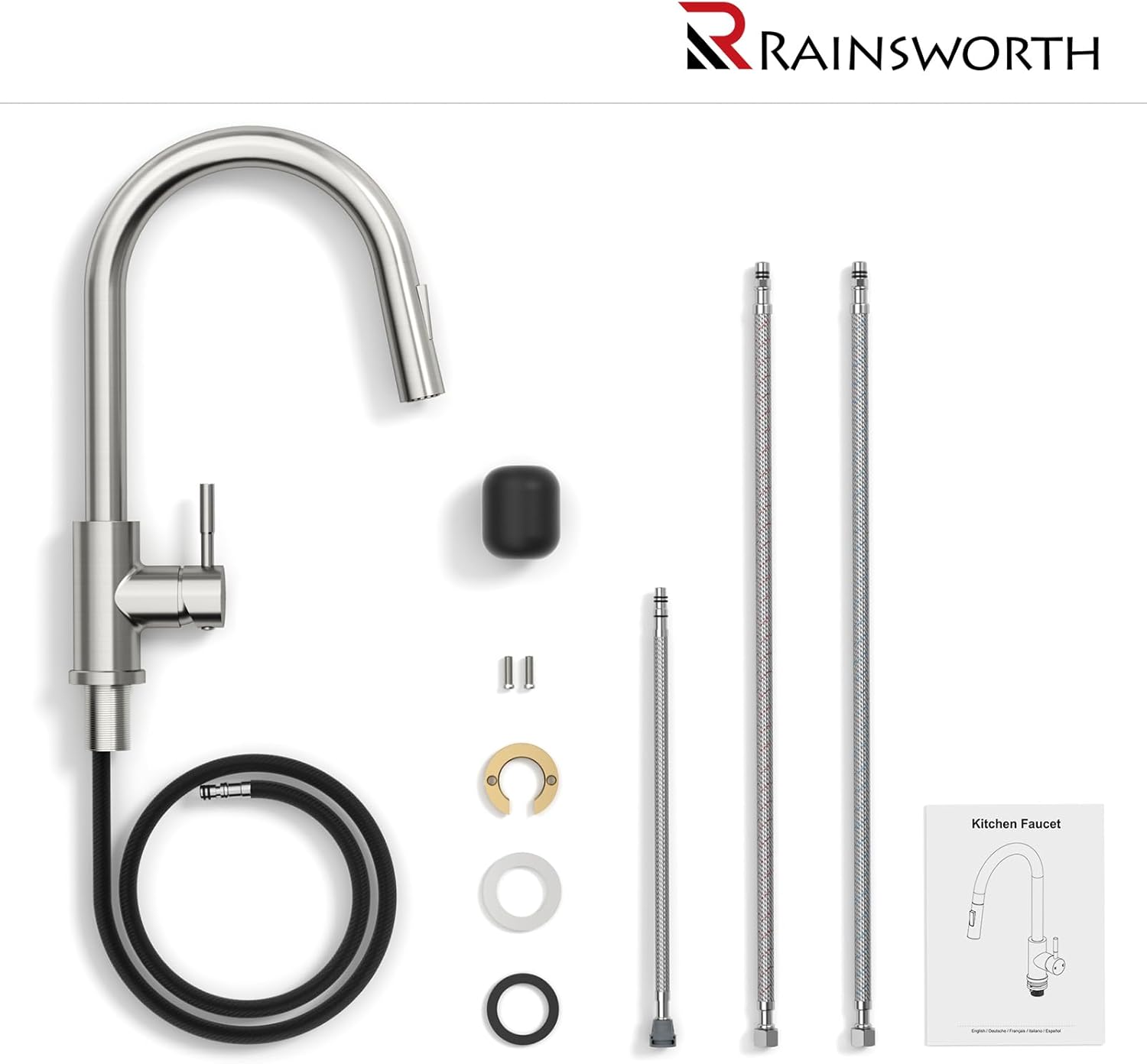 Kitchen Faucet with Extendable Sprayer