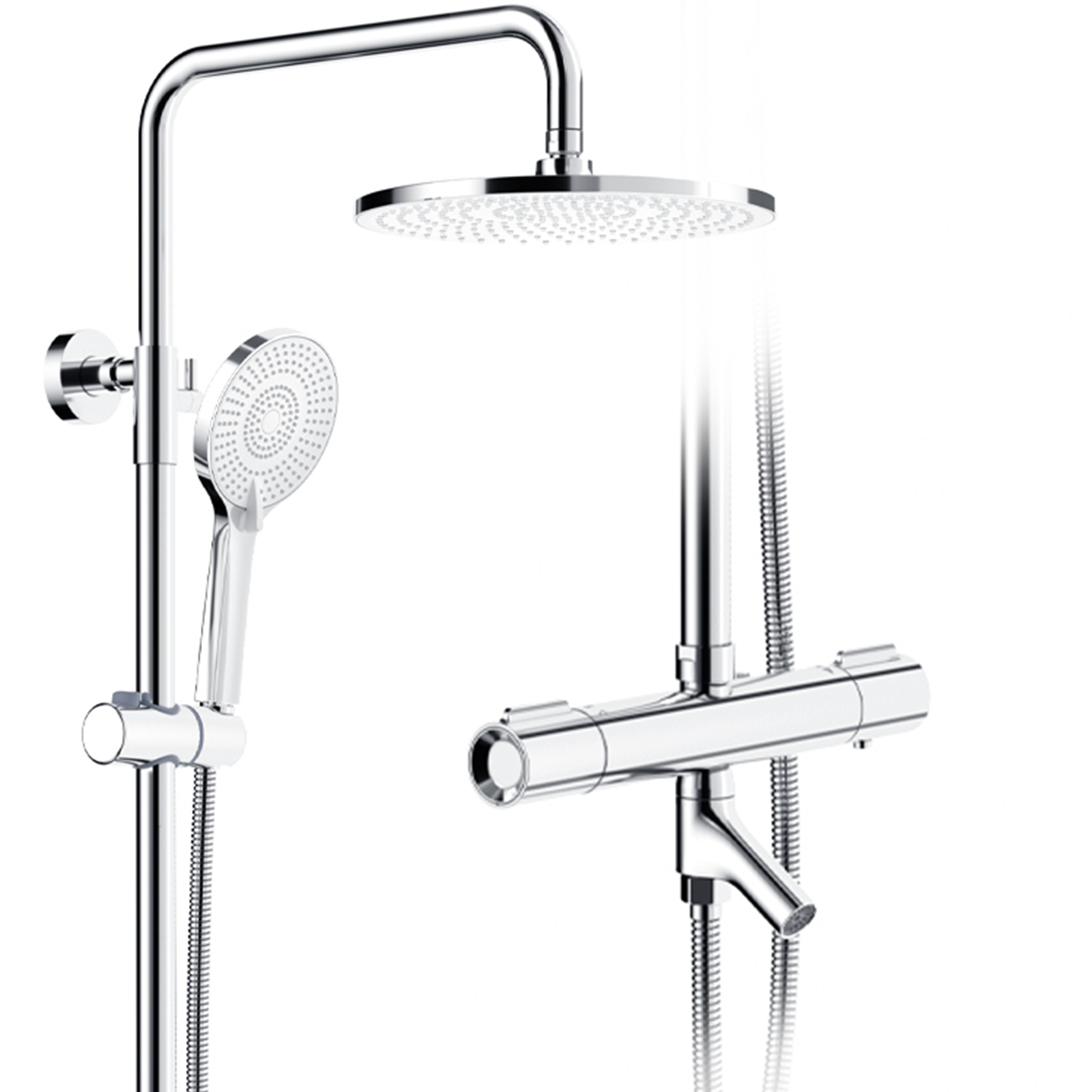 Bottom Outlet Shower System (Non-Thermostatic)