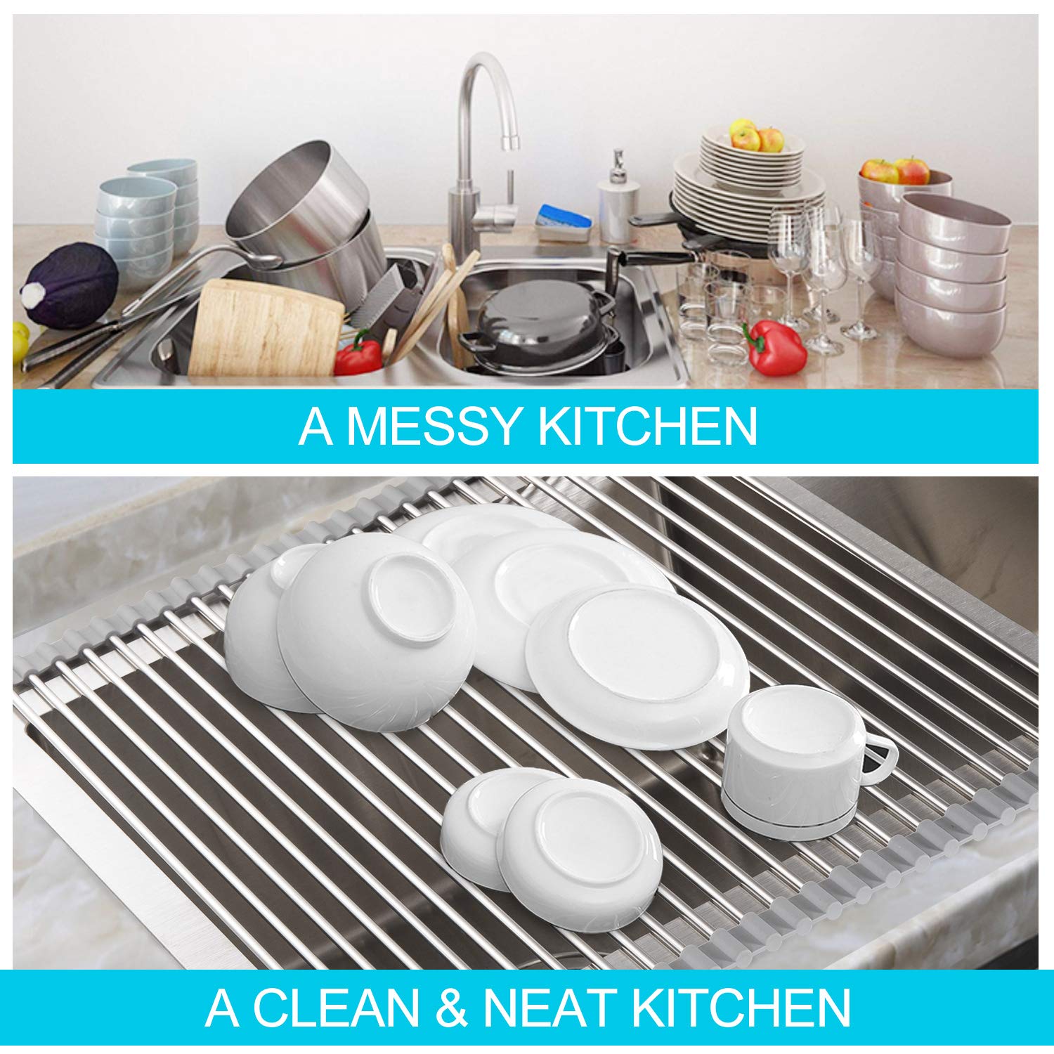 Foldable Dish Drainer