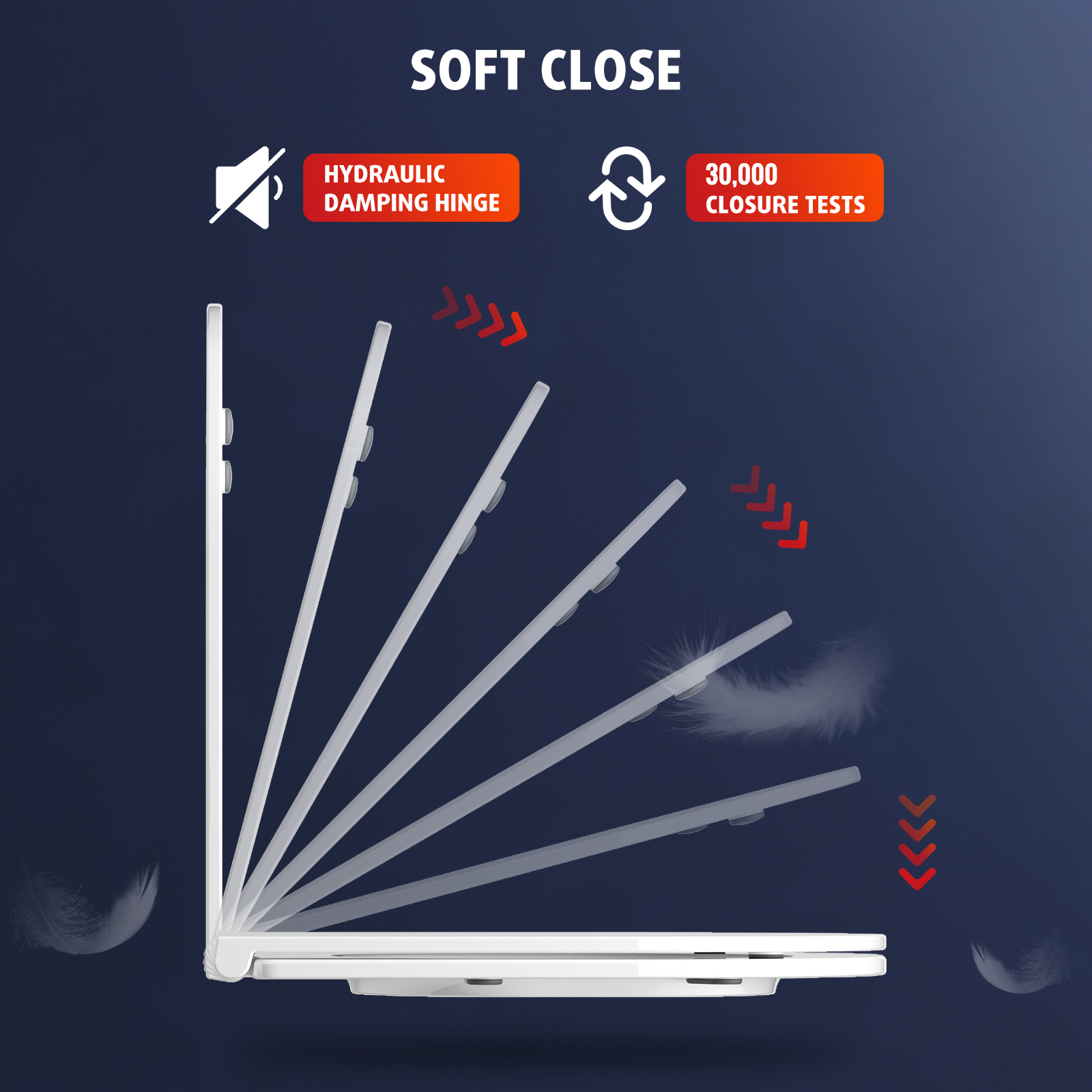 Single-hole Swirl-flush Wall-hung Toilet - D01 Series, Round-arc 49cm