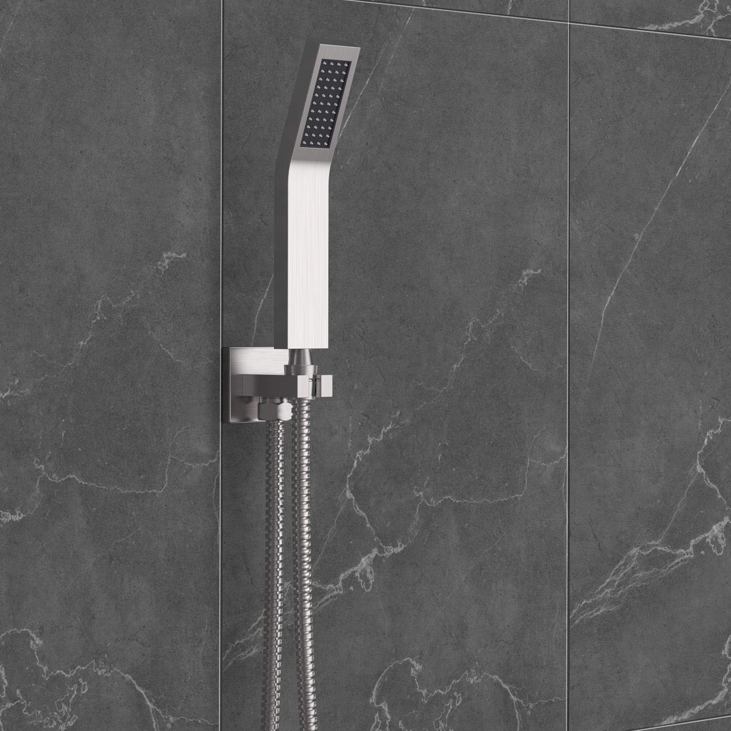 Brass Square Shower Head Holder