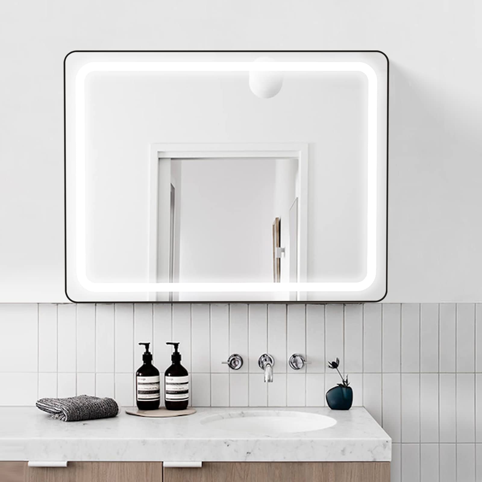 Bathroom Mirror with LED Lights