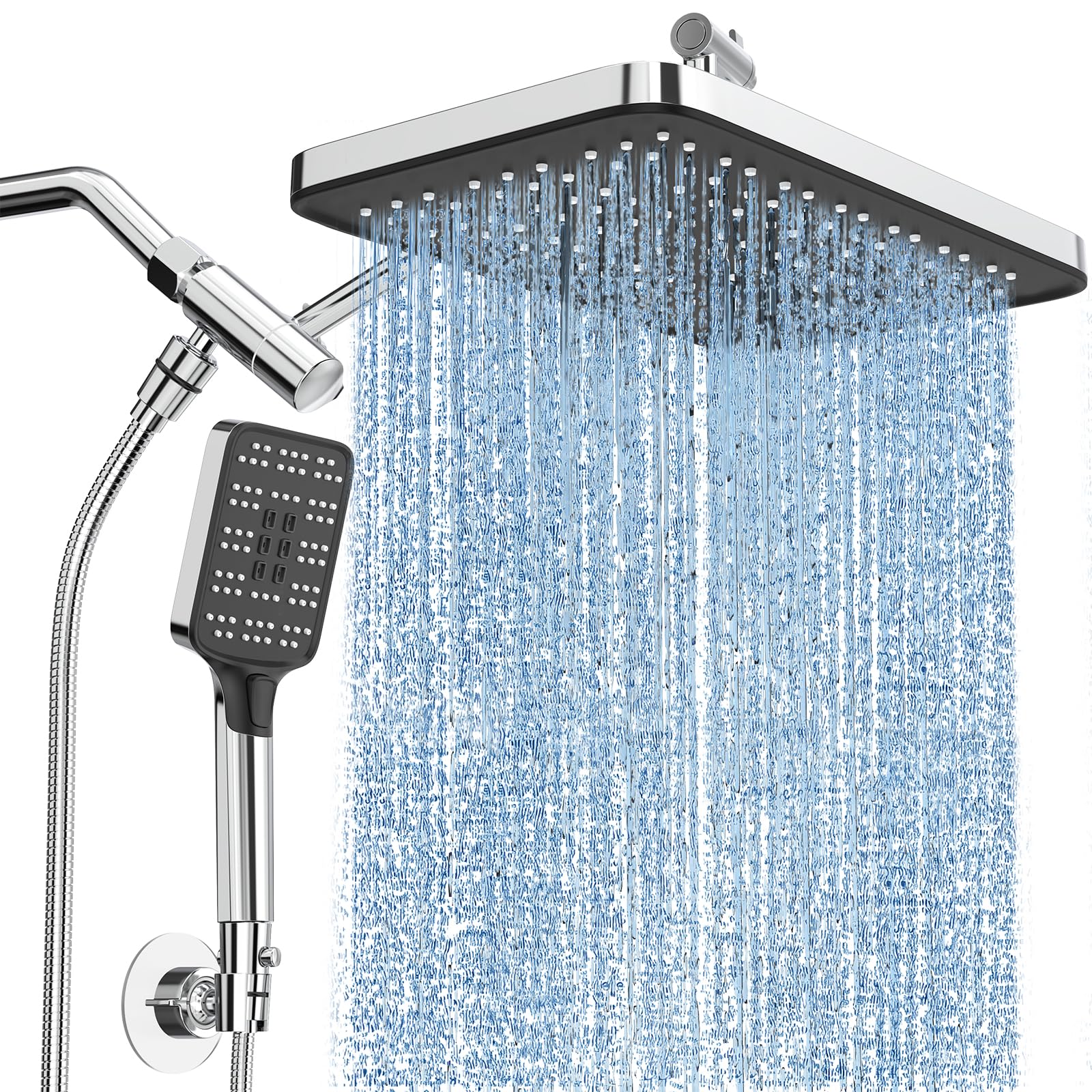 Adjustable Rod Shower Combo Kit