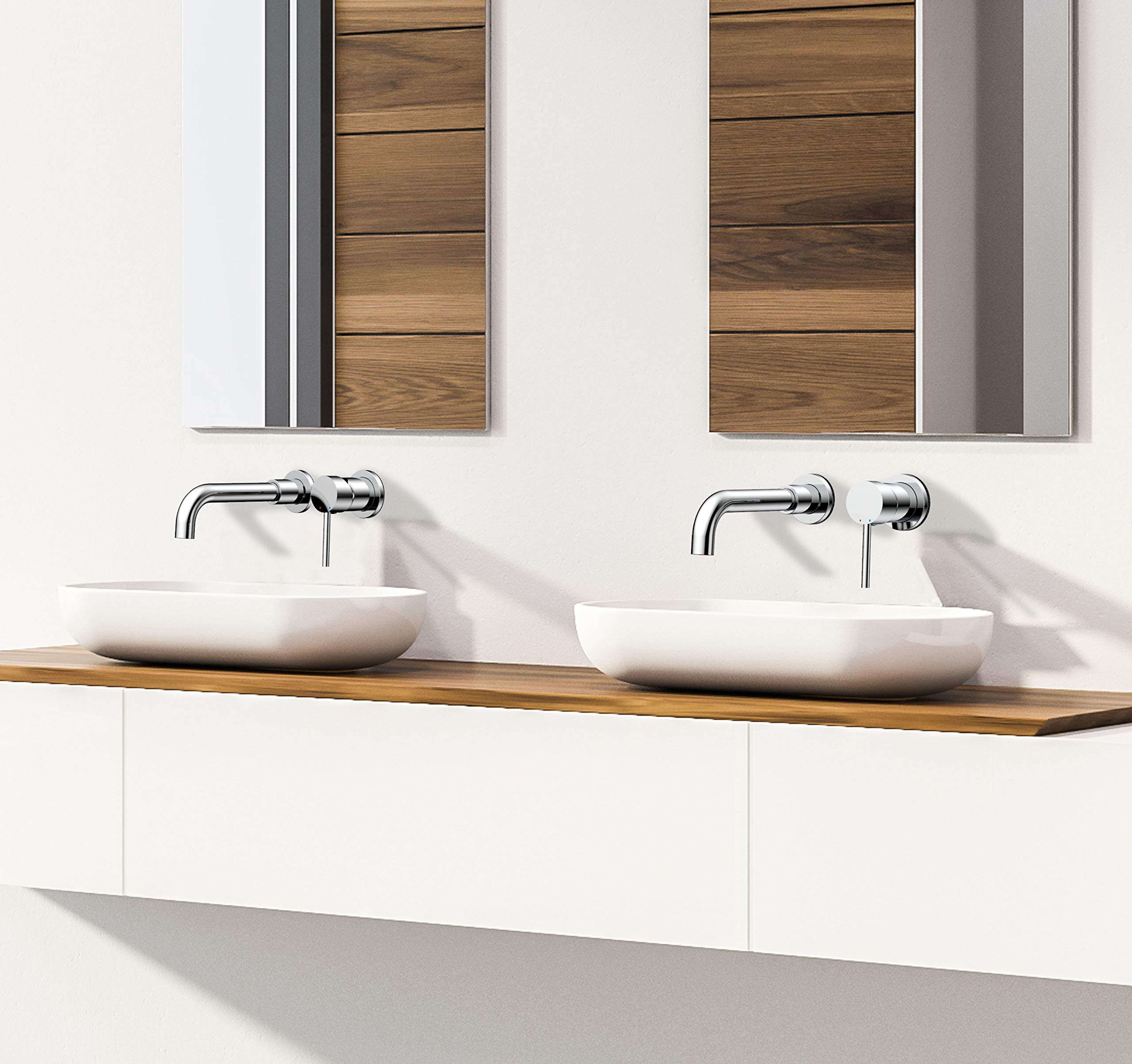 Round Wall Mounted Basin Faucet