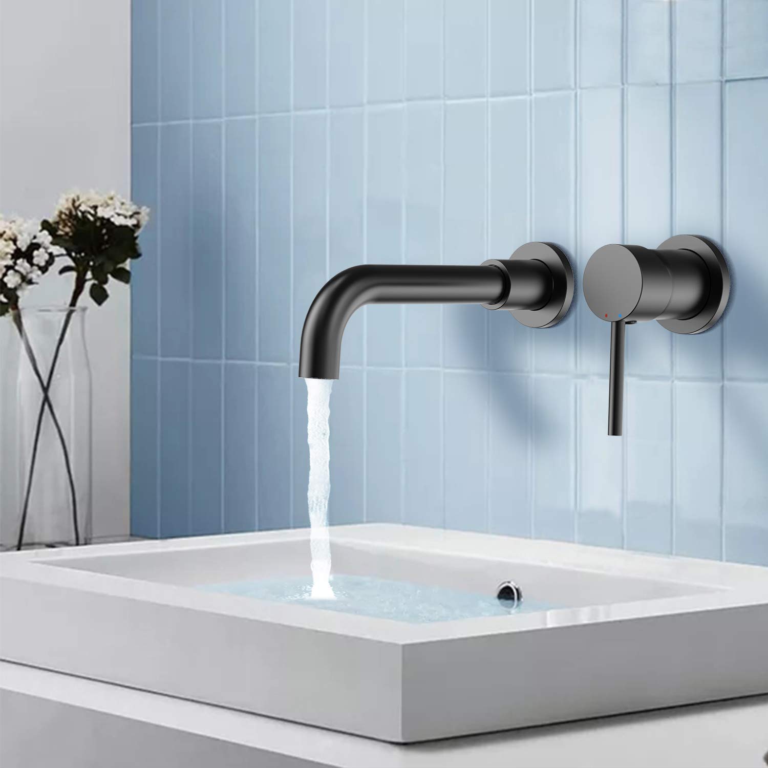 Round Wall Mounted Basin Faucet
