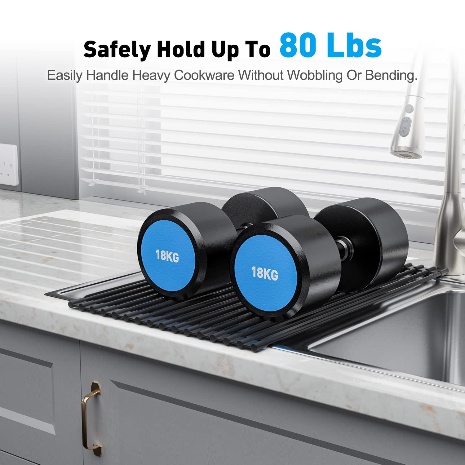 Roll-Up Dish Drying Rack