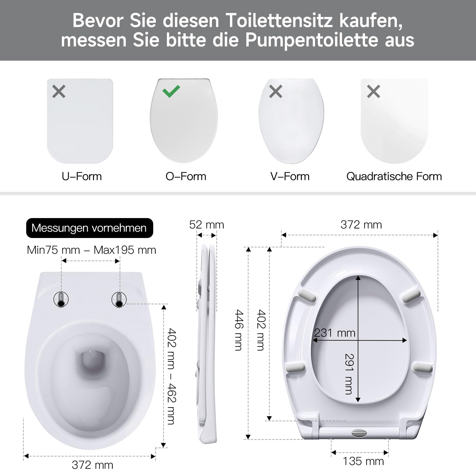 Standard O-Shaped Toilet Seat - CD03 (Parent-Child Edition/Regular Version)