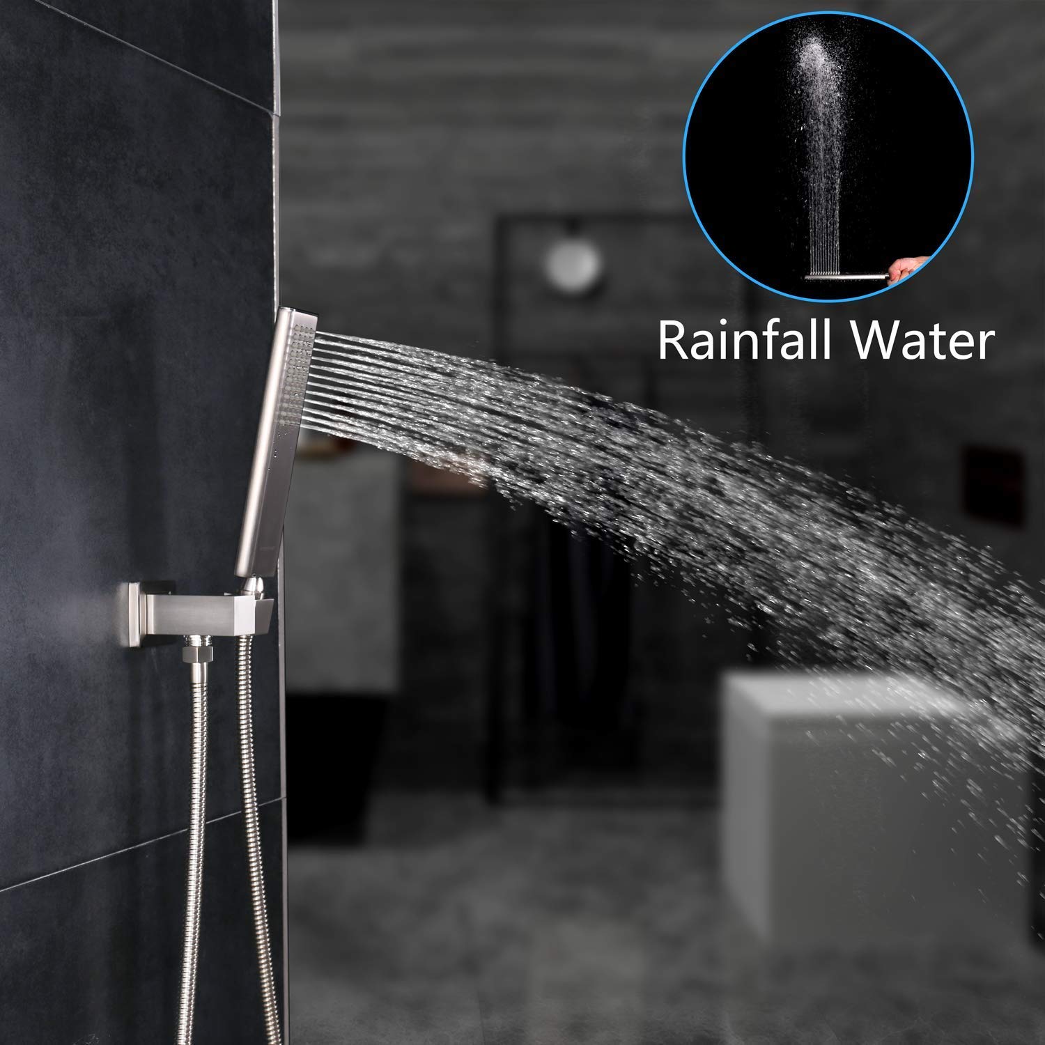 Square Shower Bracket Metal