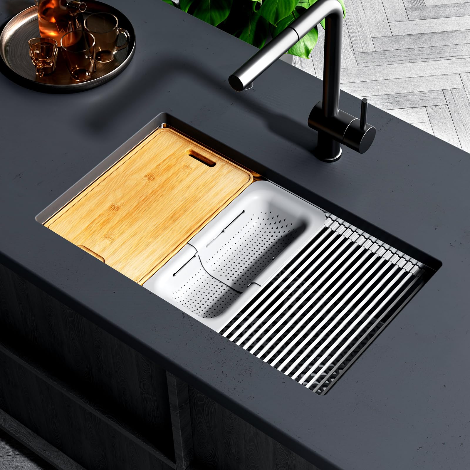 Undermount & Drop-In Stainless Steel Kitchen Sinks (Pack of 5)