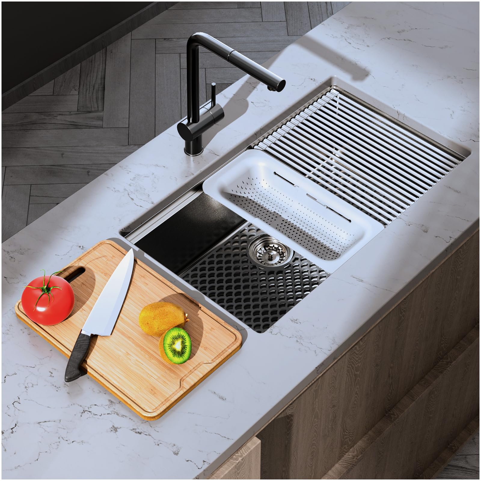 Undermount & Drop-In Stainless Steel Kitchen Sinks (Pack of 5)