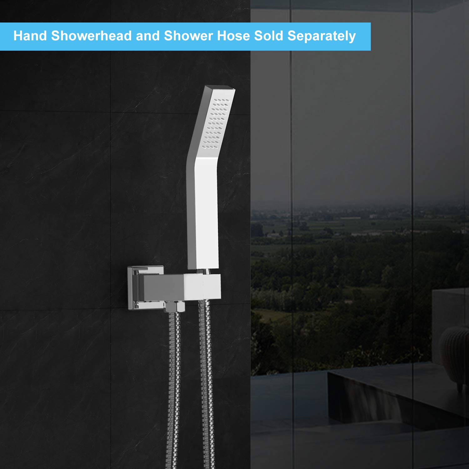 Square Shower Bracket Metal