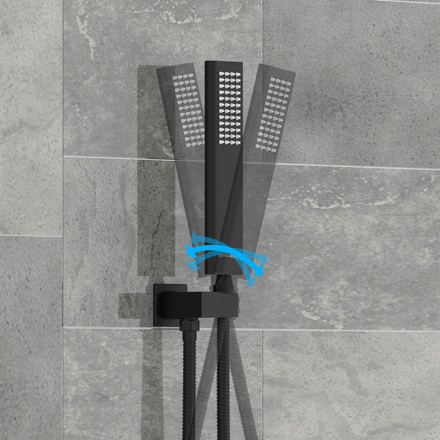 Square Shower Bracket Metal