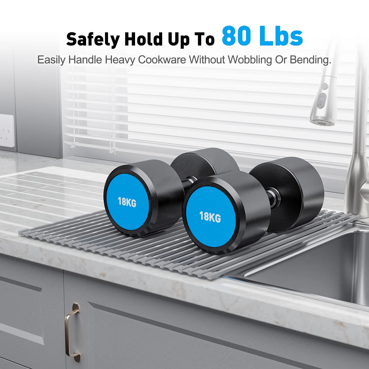 Roll-Up Dish Drying Rack