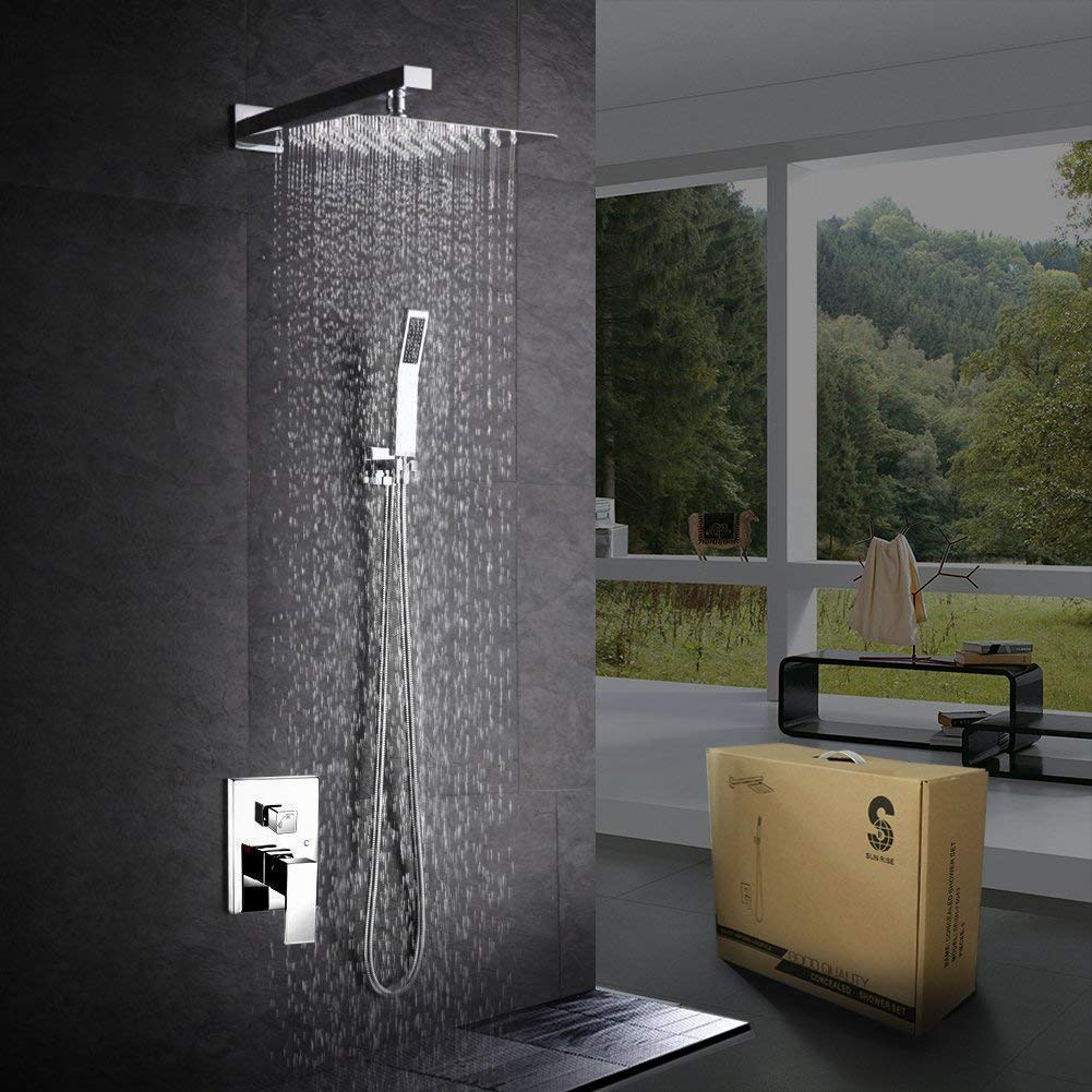 Brass Square Shower Head Holder