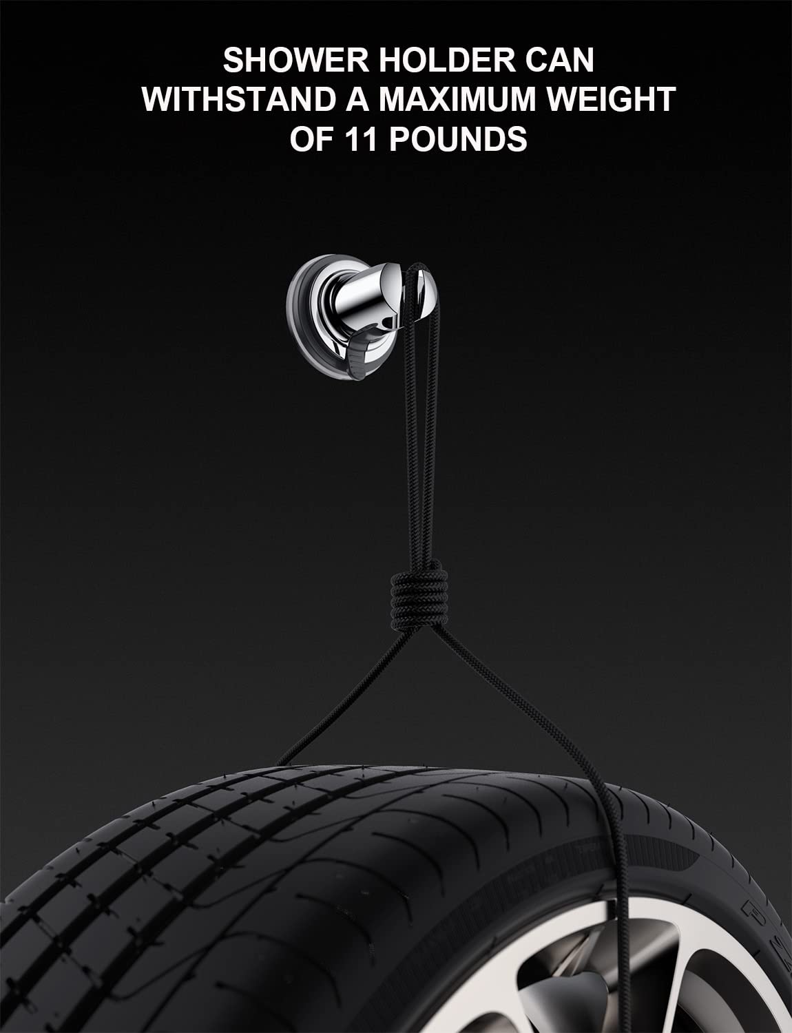 Shower Head Holder with Suction Cup