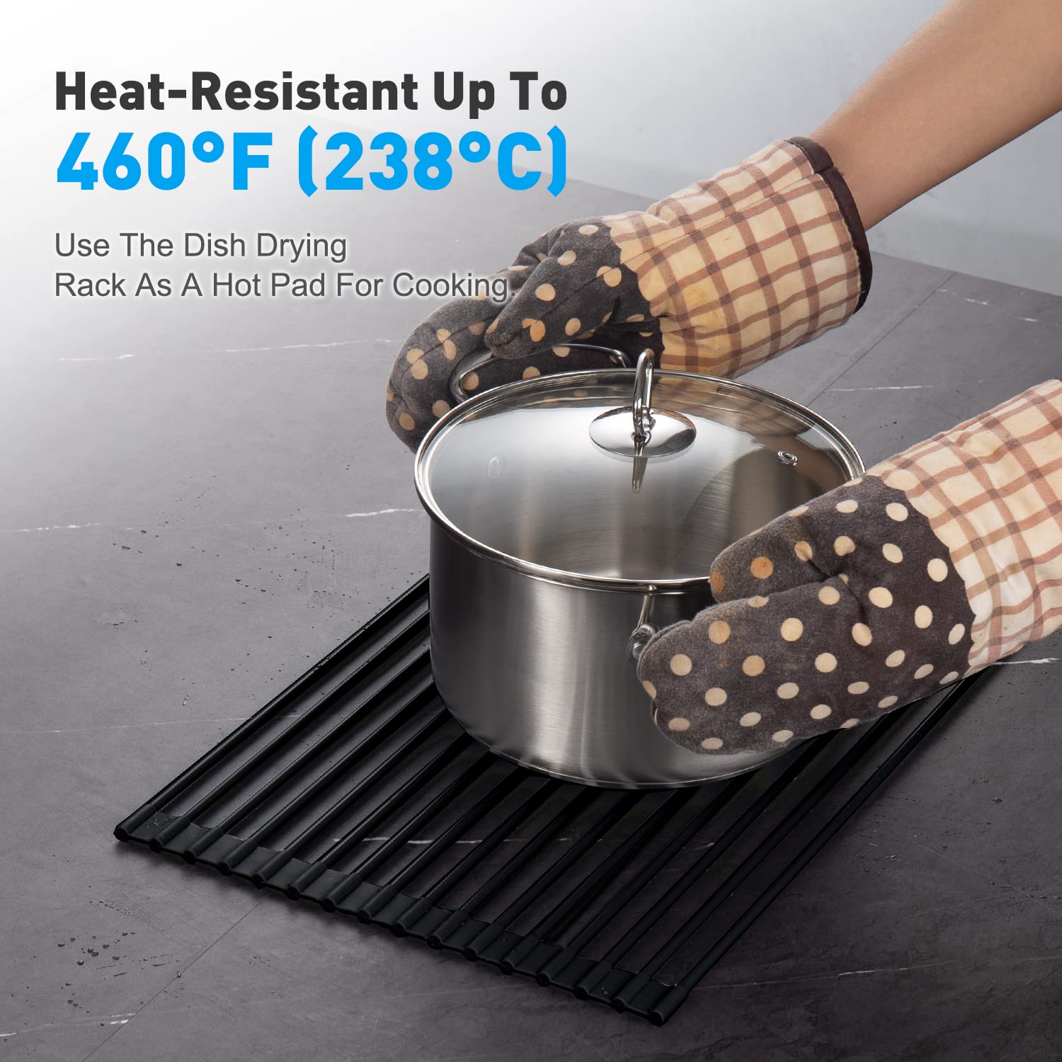 Roll-Up Dish Drying Rack