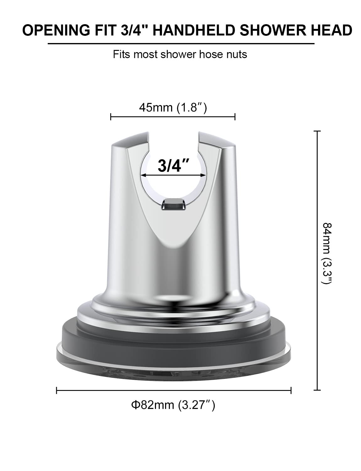 Shower Head Holder with Suction Cup