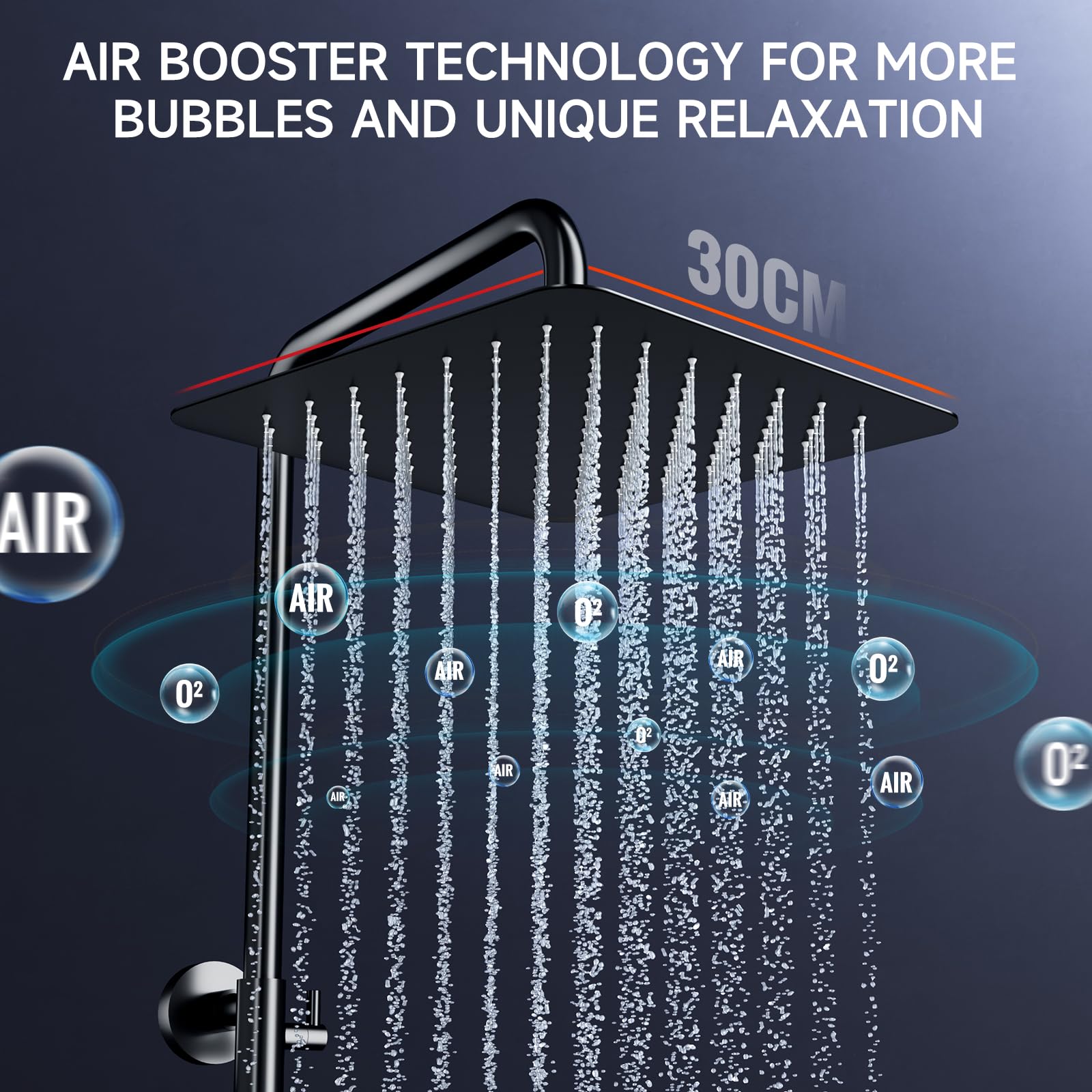 Shower Kit with Button Diverter