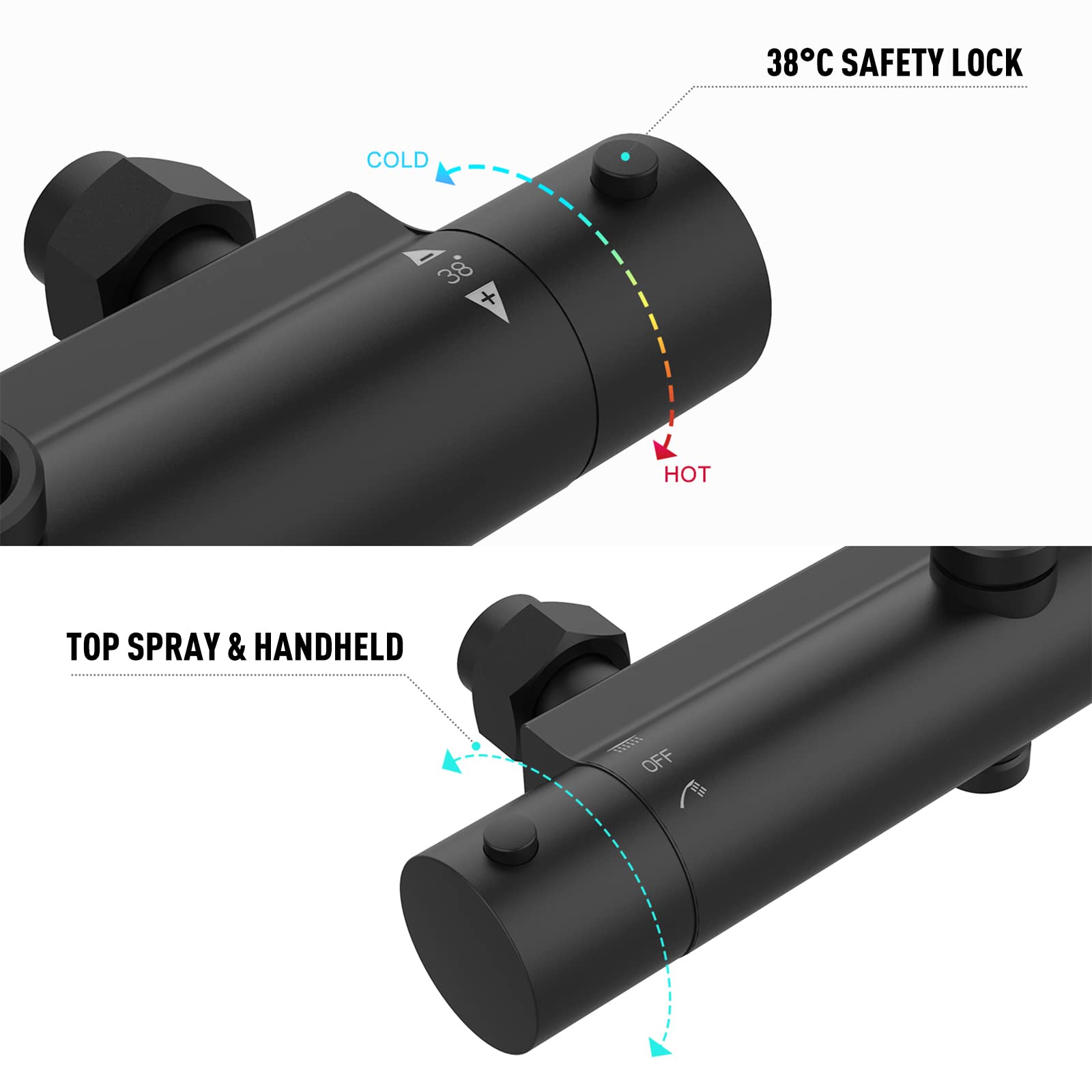 Traditional Shower Set (Thermostatic)