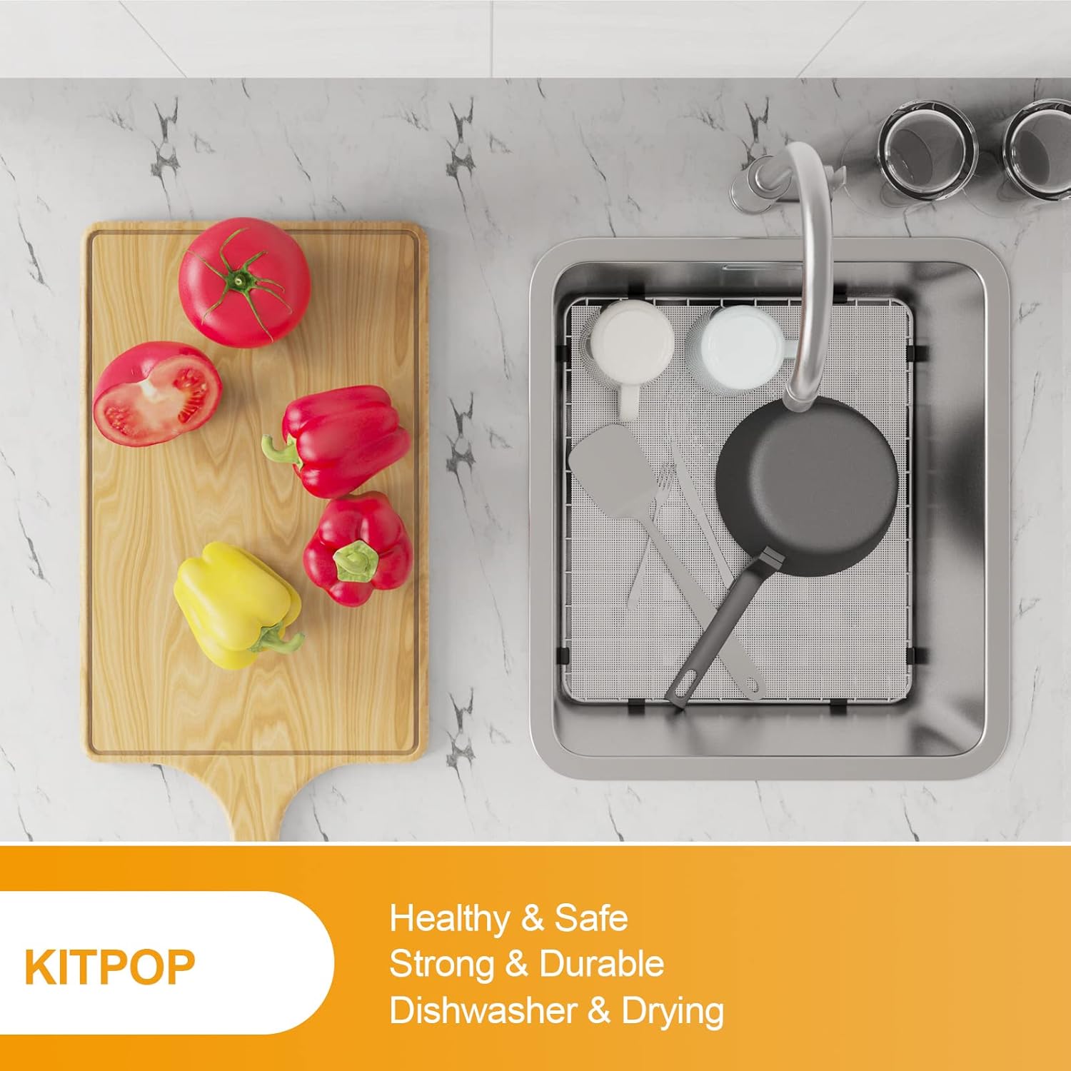 Stainless Steel Sink Grid, 17.5 X 13.5