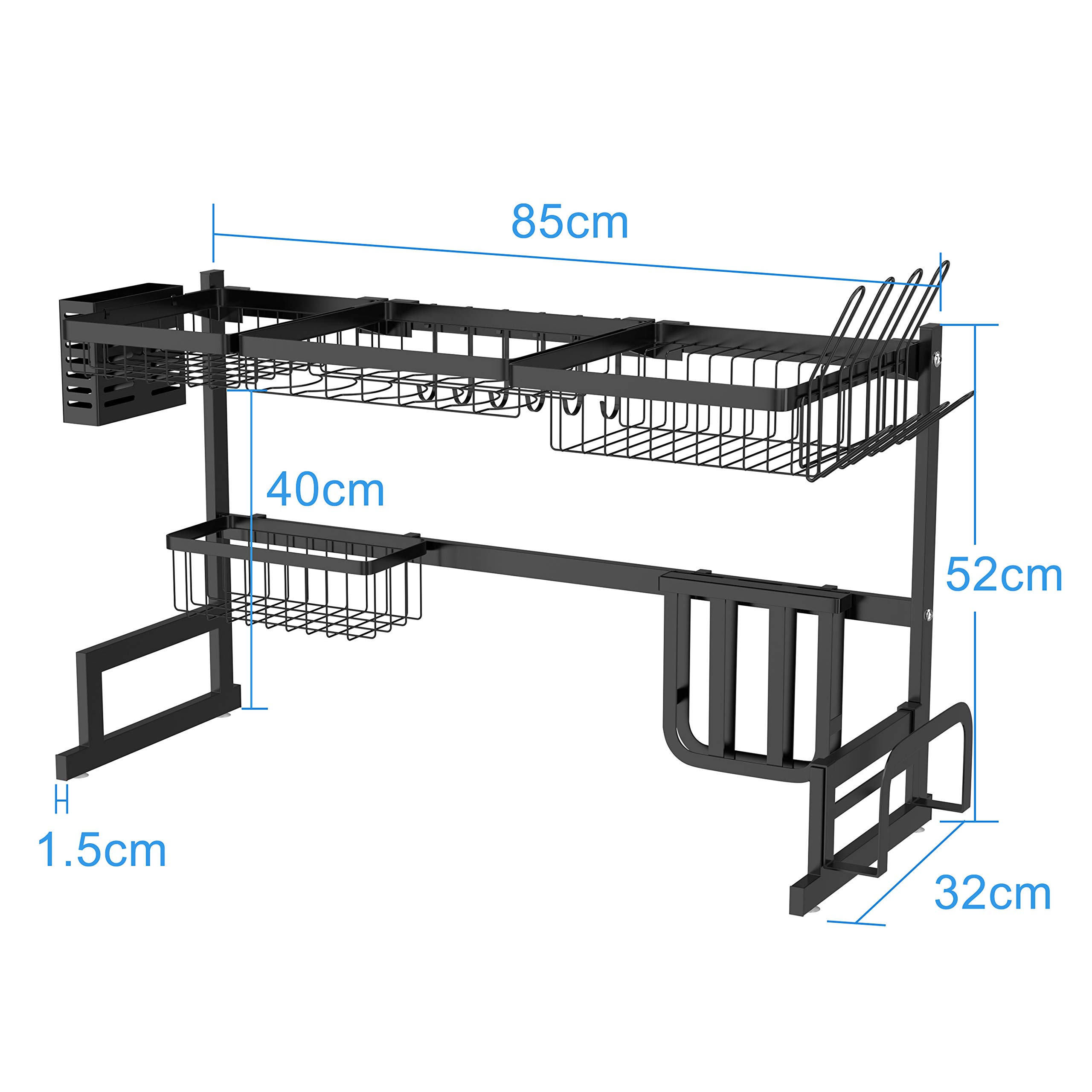 Over-Sink Dish Drying Rack