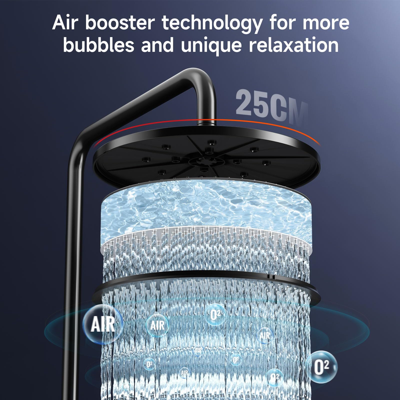 Shower Kit with Button Diverter