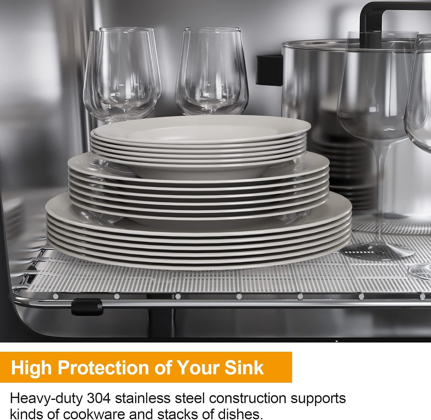 Stainless Steel Sink Grid, 17.5 X 13.5