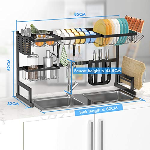 Over-Sink Dish Drying Rack