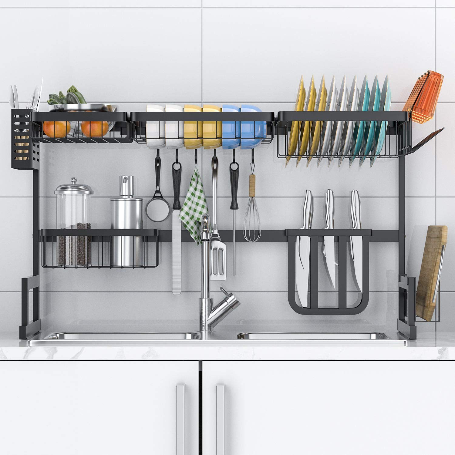 Over-Sink Dish Drying Rack