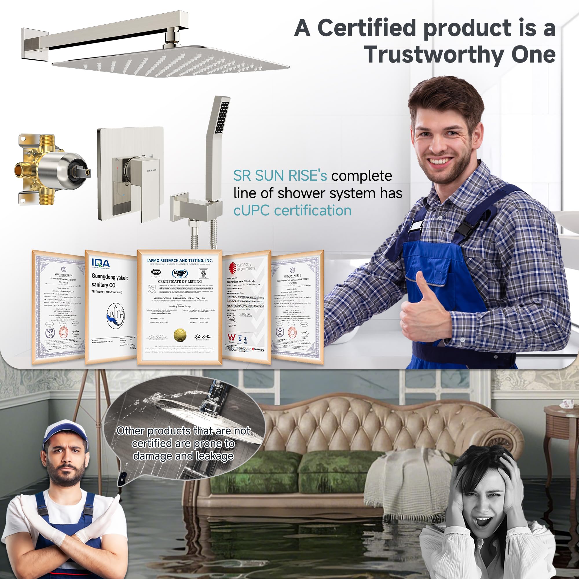 Cross Bard Handle Shower Set （2024）