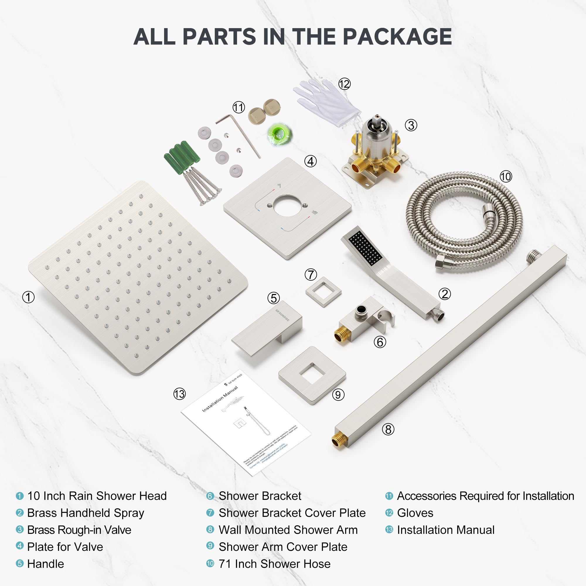 Cross Bard Handle Shower Set （2024）