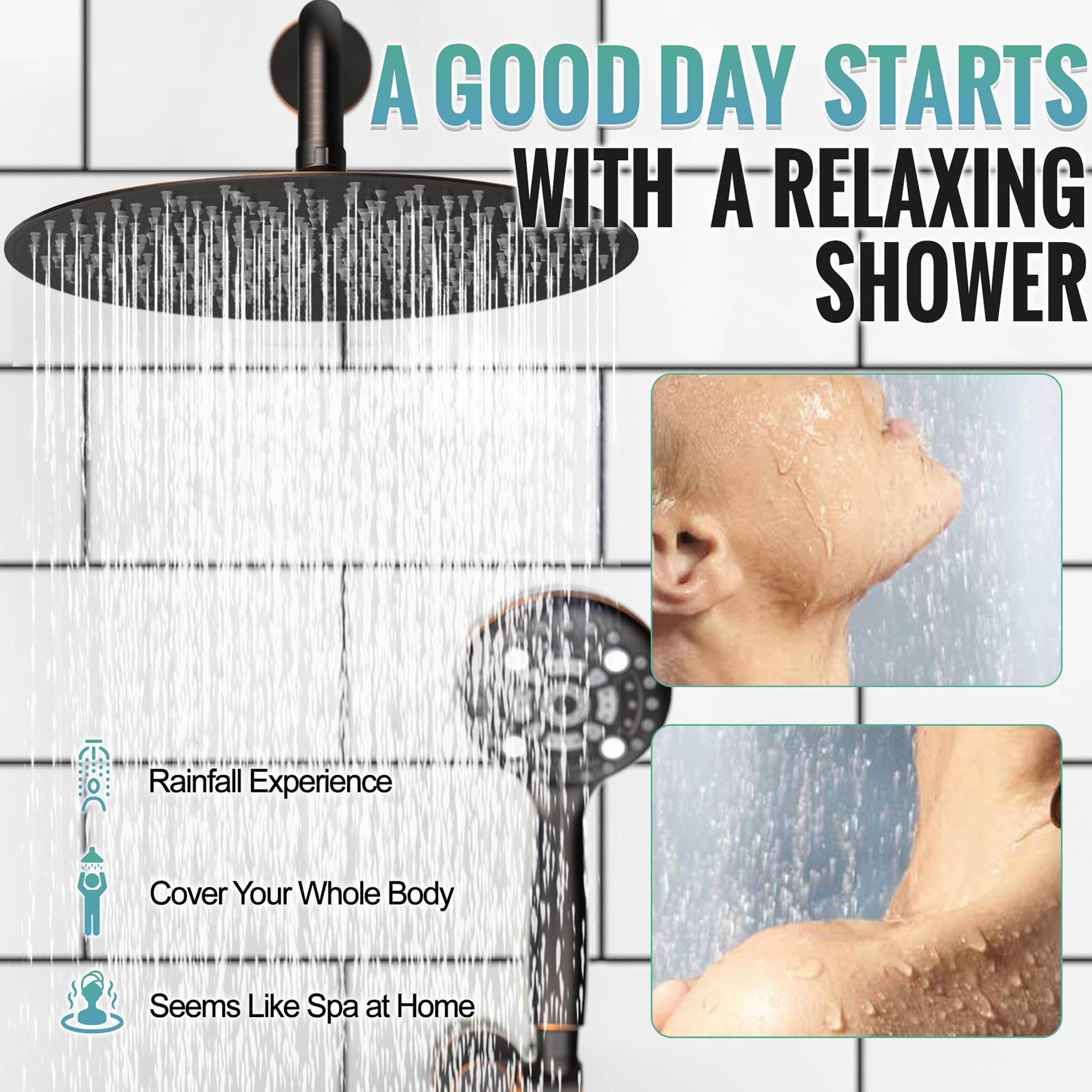 Button Shower Set (Round)