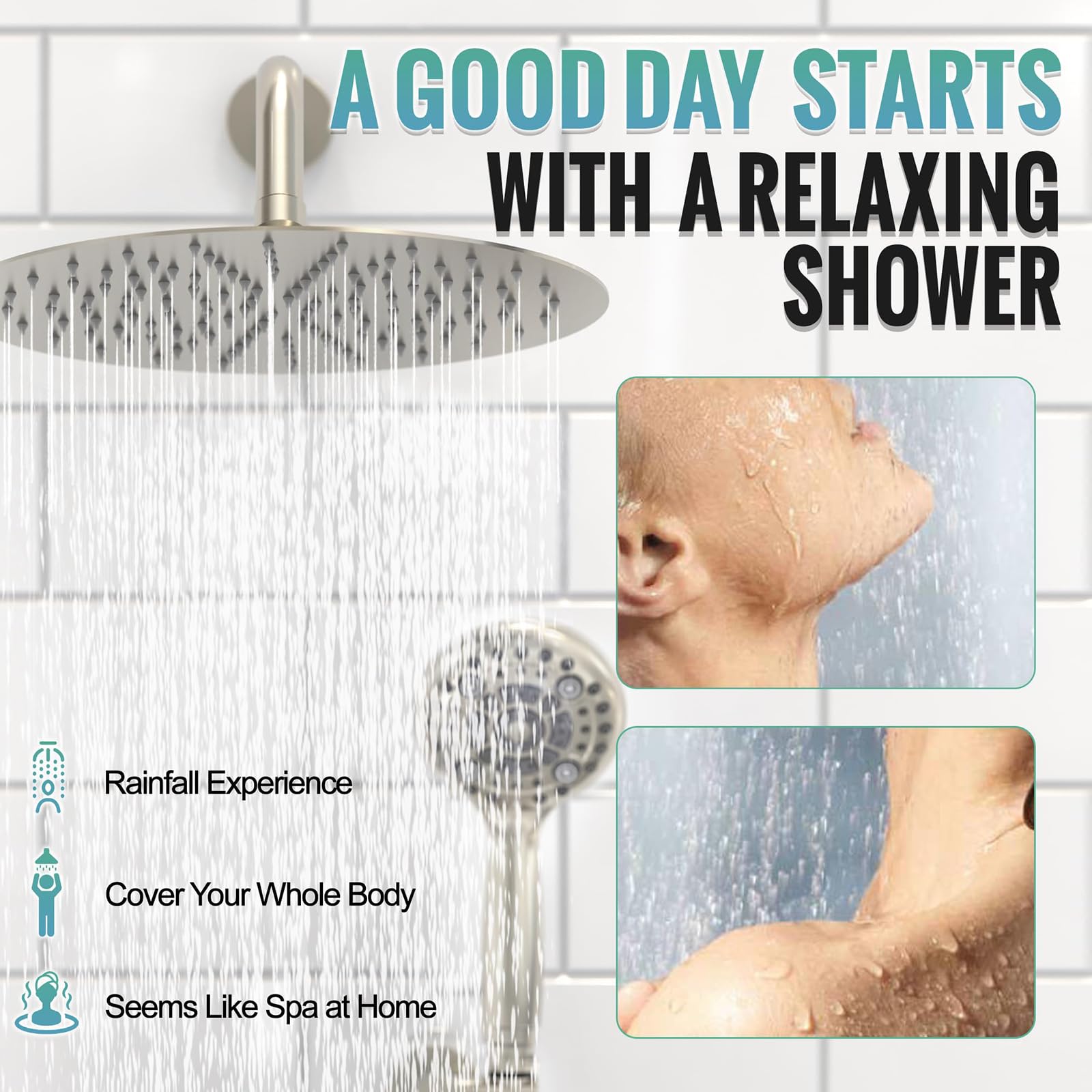 Button Shower Set (Round)