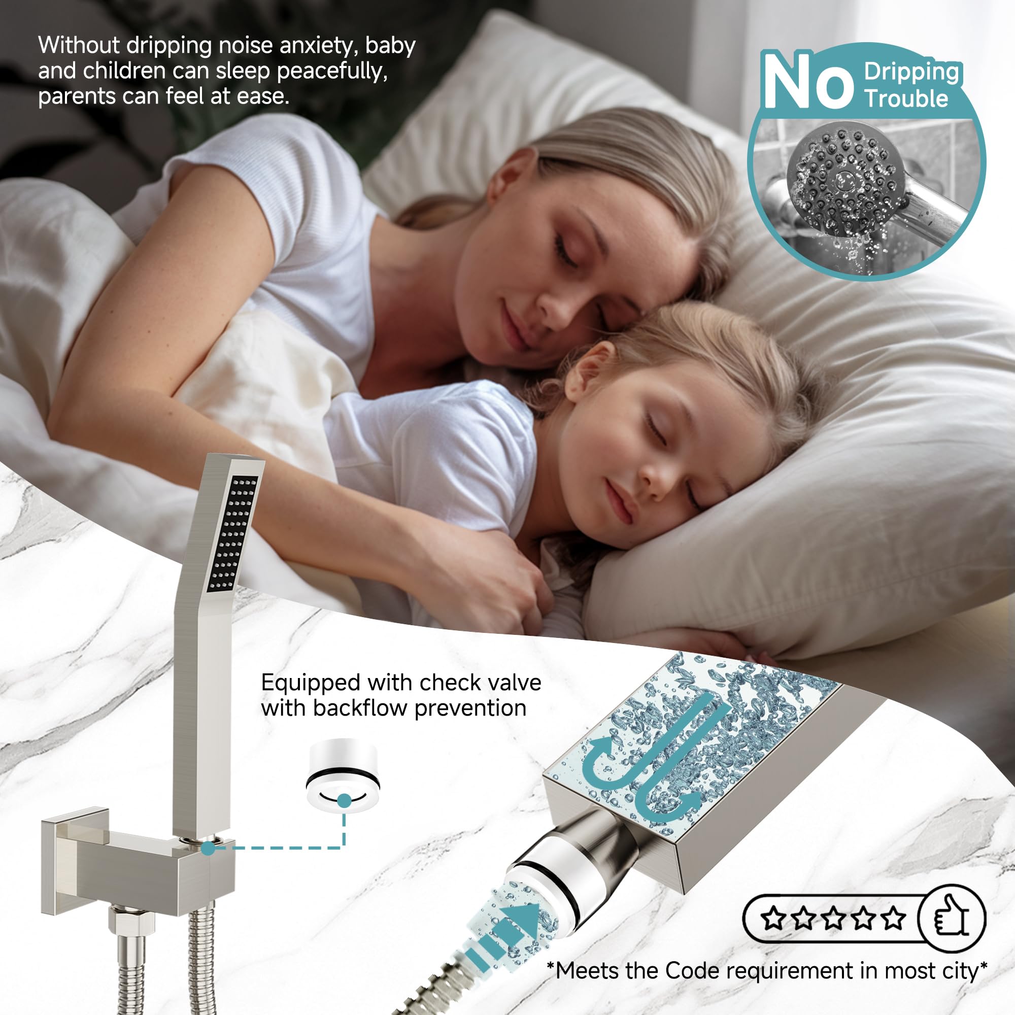 Cross Bard Handle Shower Set （2024）