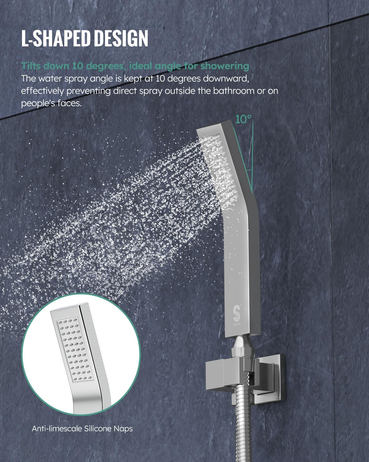 LED Digital Display Shower System