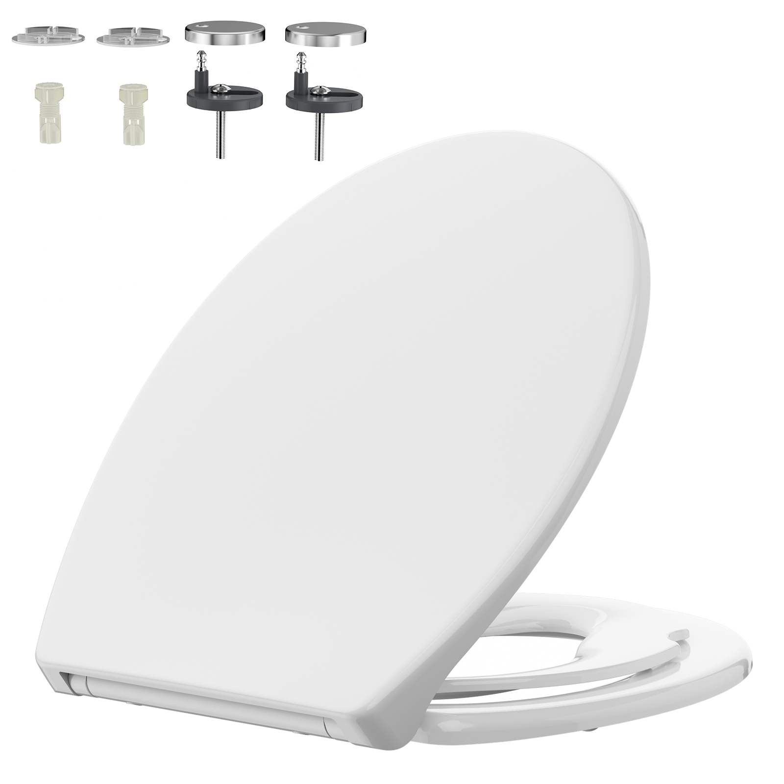 Round (O-Shape) PP Toilet Seat - U2004