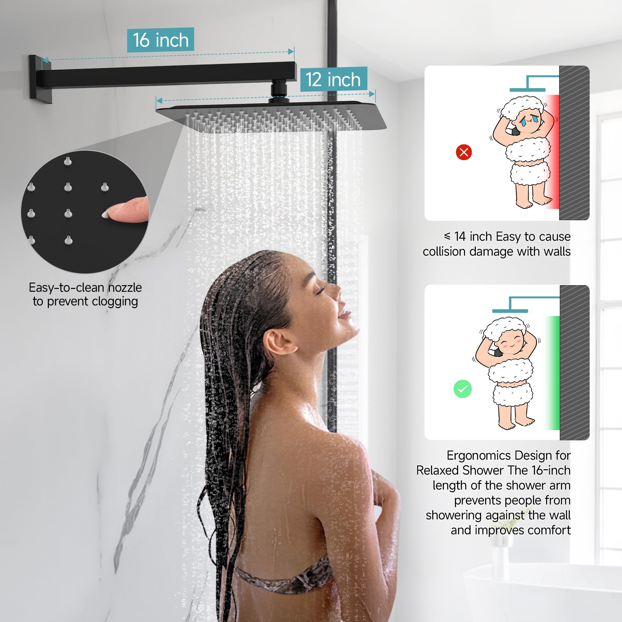 Cross Bard Handle Shower Set （2024）