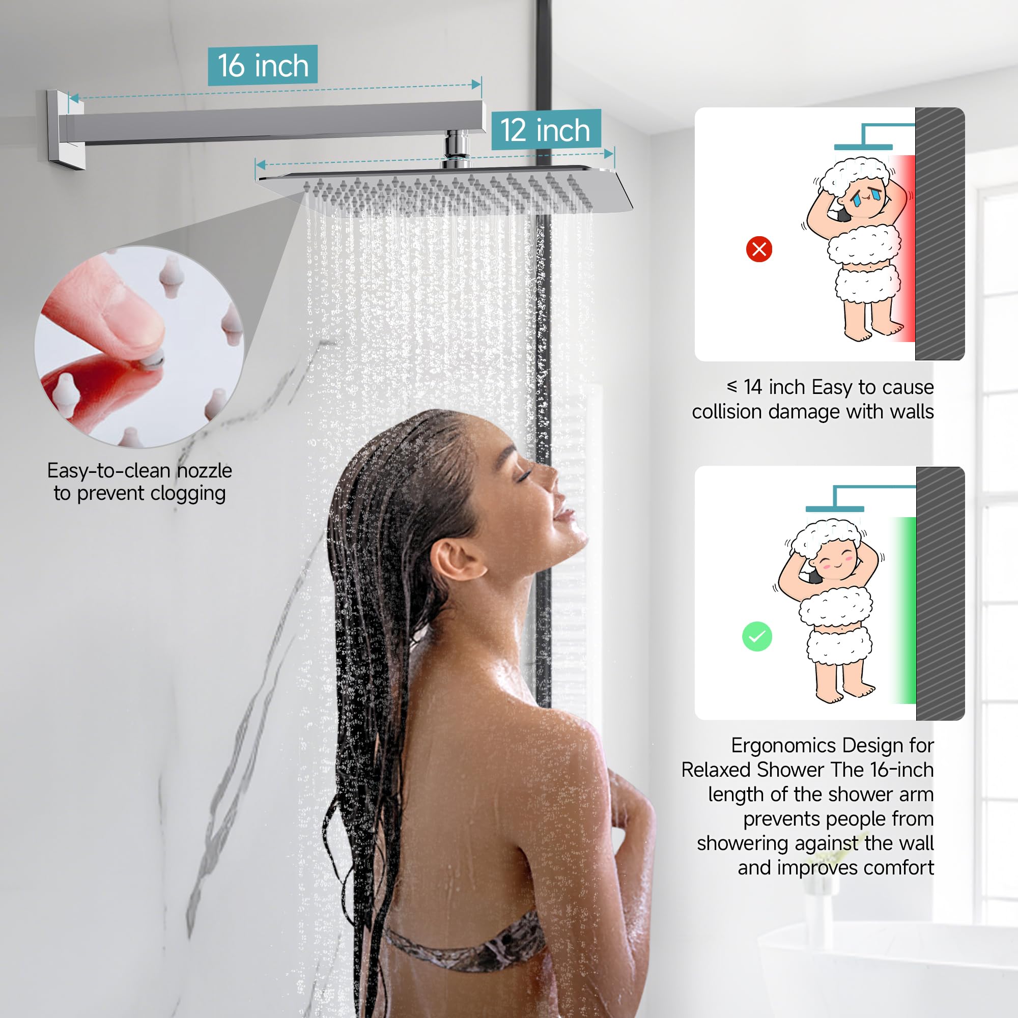 Cross Bard Handle Shower Set （2024）