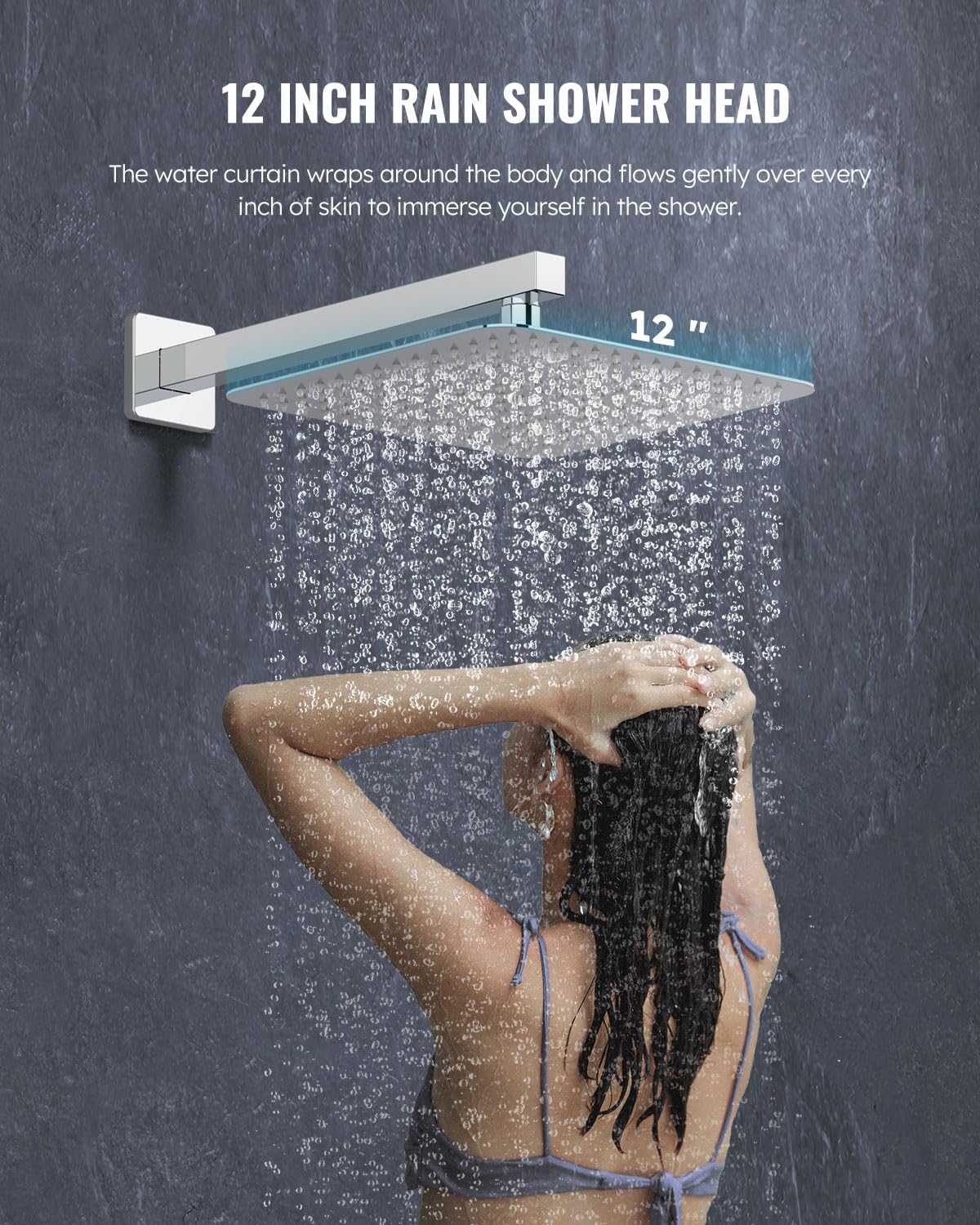 LED Digital Display Shower System
