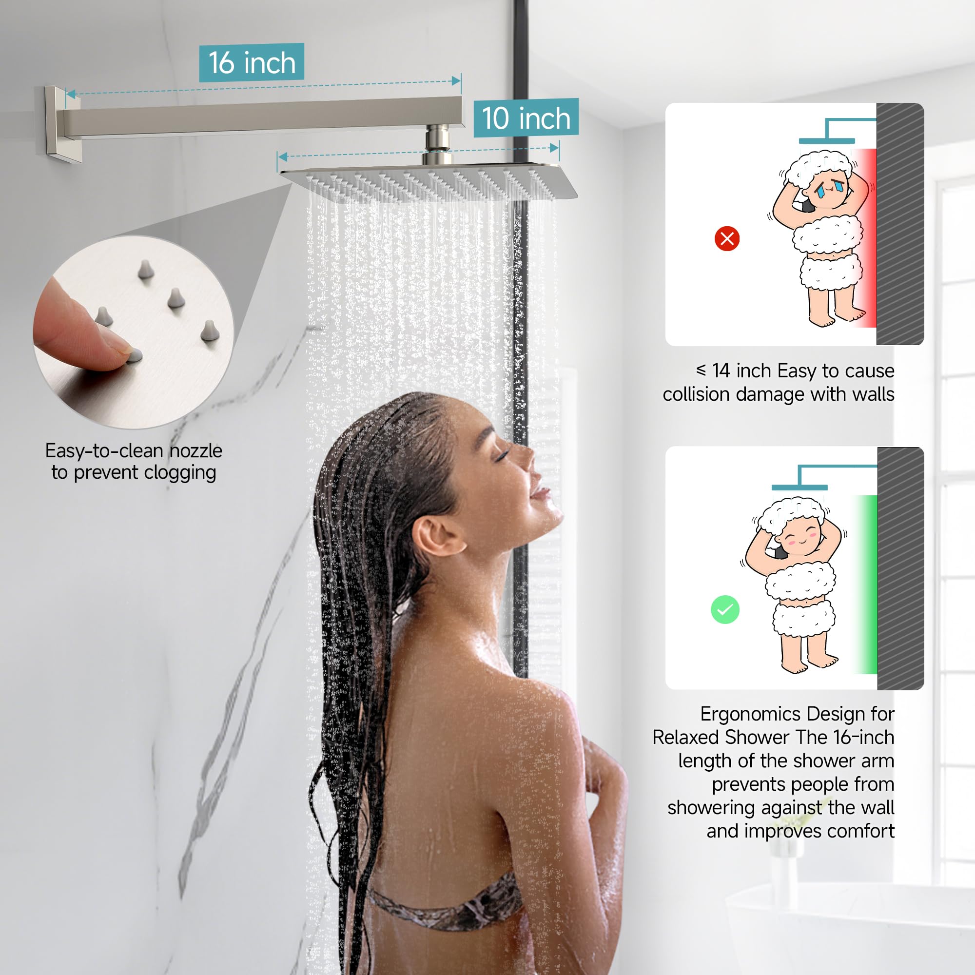 Cross Bard Handle Shower Set （2024）